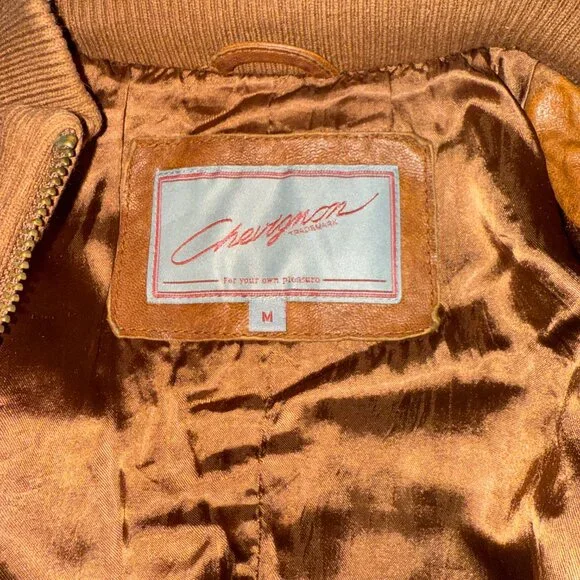 Chevignon Leather Jacket - Picture 4 of 4